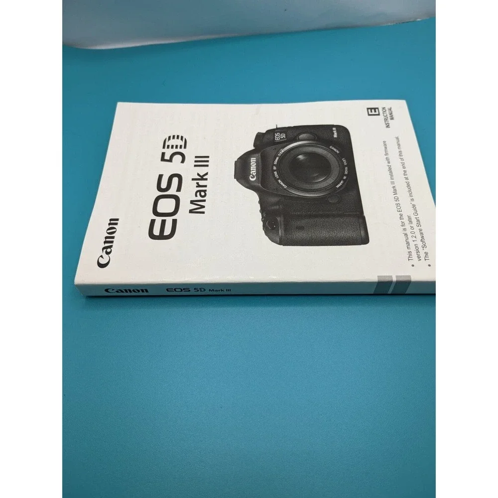 Canon EOS 5D Mark III OEM DSLR Camera Instruction Manual ENGLISH